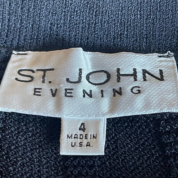 St. John evening embellished skirt and sleeveless top size 4/P - Picture 8 of 12